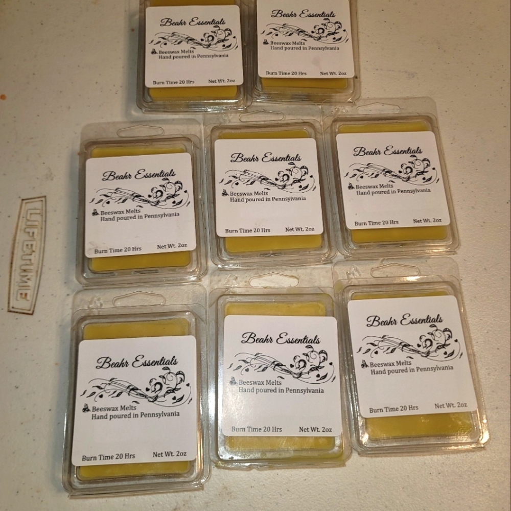100% Pure Beeswax Melts Unscented